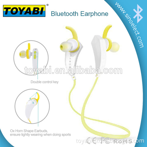 Bluetooth V4.1 technology Wireless sport headphone provides high quality bass music and built-in microphone